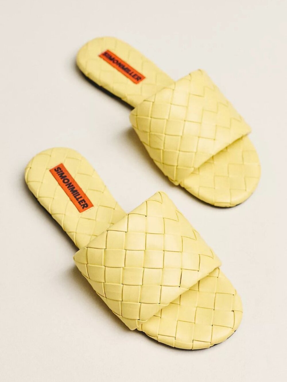 SIMON MILLER Salerno Woven Slides size 39